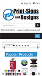 Mobile Screenshot of printsignsanddesigns.com